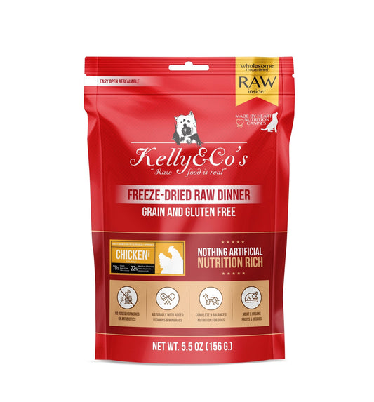 Kelly&Co'sフリーズドライ RAW DINNER（犬用総合栄養食 ）チキンフォーミュラ