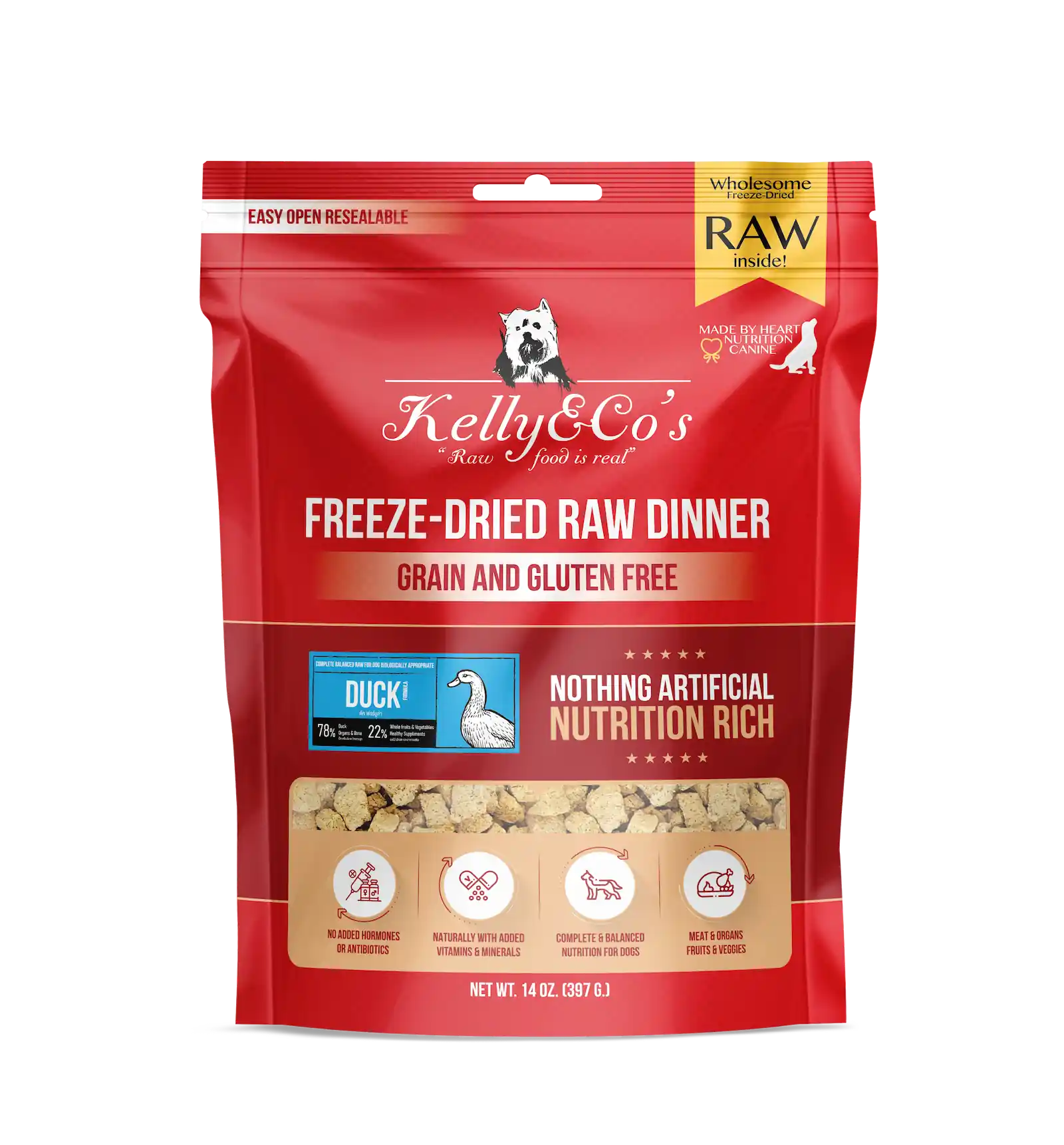 犬用総合栄養食 ダックフォーミュラ Kelly&Co's(ケリーアンド