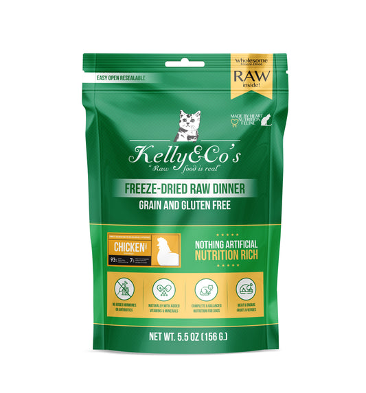 Kelly&Co'sフリーズドライ RAW DINNER（猫用総合栄養食 ）チキンフォーミュラ