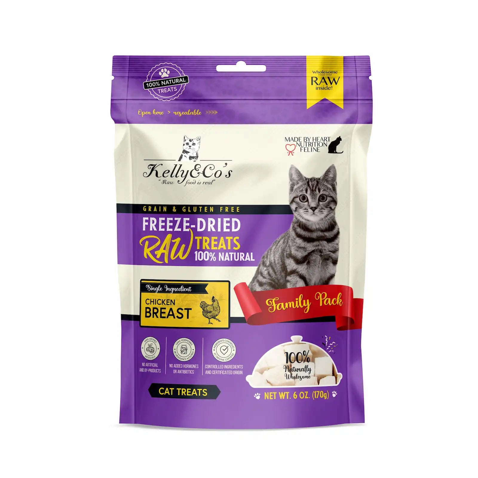 猫用おやつ チキンブレスト Kelly&Co's(ケリーアンドコー) フリーズ