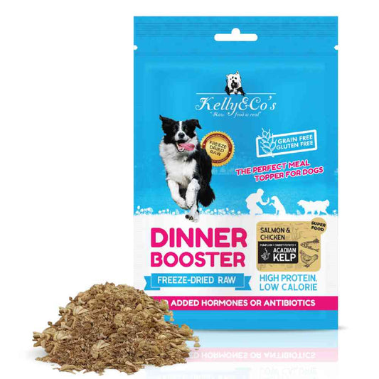 犬用ふりかけ  サーモン＆チキン＆アカディアンケルプ Kelly&Co's(ケリーアンドコー) フリーズドライ DINNER BOOSTER(TOPPER)