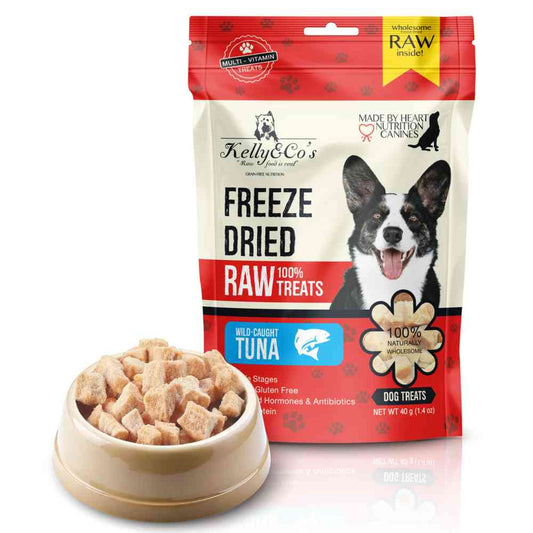犬用おやつ ワイルドコートマグロ Kelly&Co's(ケリーアンドコー) フリーズドライ RAW TREATS